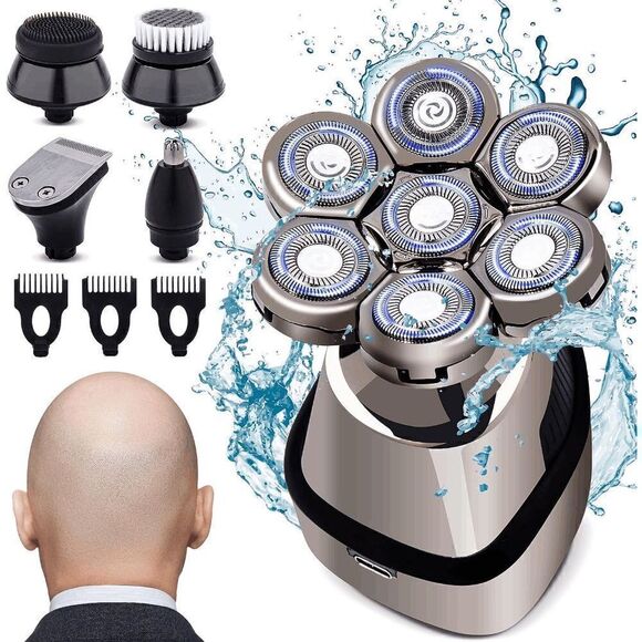 Upgraded 7D 5 IN 1 Electric Shaver, Razor, Grooming Kit for Men